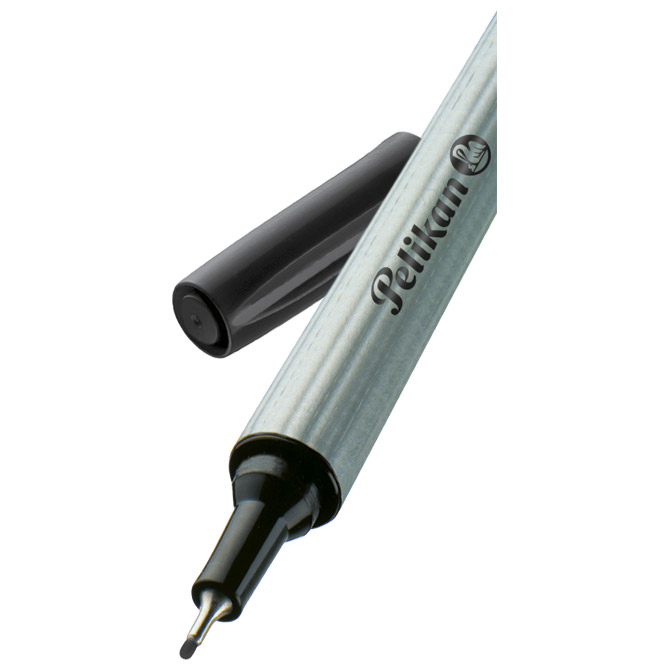 000035894.jpg Flomaster fineliner 0,4mm 96F Pelikan 943241 crni - Slika 1