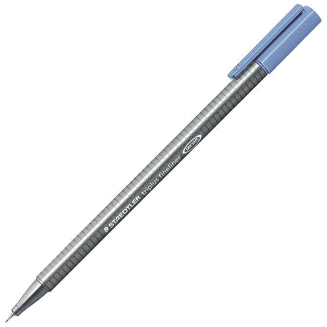 000035926.jpg Flomaster fineliner 0,3mm Triplus Staedtler 334-63 delfin plava - Slika 1