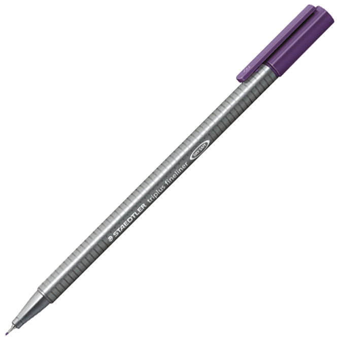 000035927.jpg Flomaster fineliner 0,3mm Triplus Staedtler 334-69 tamno ljubičasti - Slika 1