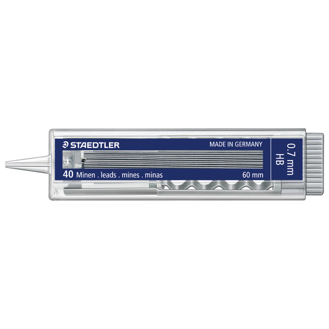 000036744.jpg Mine 0,7mm HB 1tuba/40mina Mars micro carbon Staedtler 255 07-HB - Slika 1