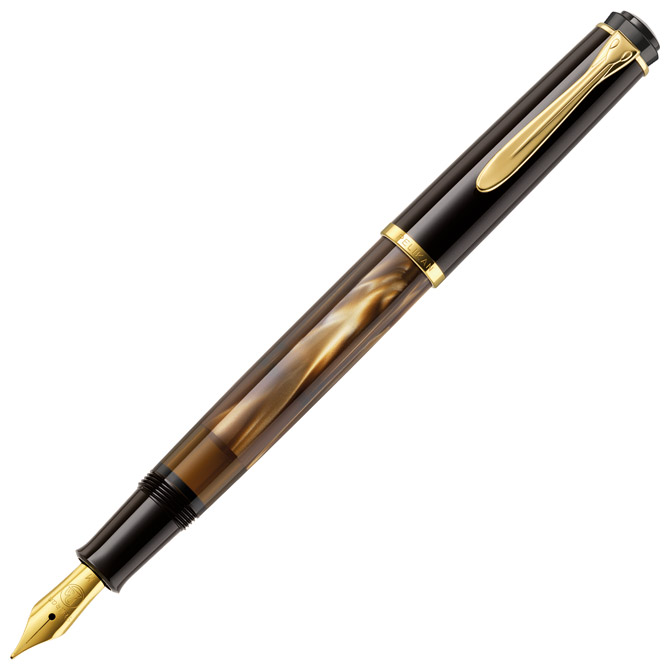 000036773.jpg Nalivpero Classic M200 (F) Pelikan 808842 smeđi mramor - Slika 1