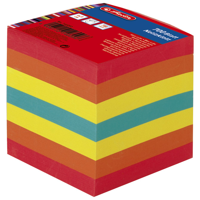 000037419.jpg Papir za kocku 9x9x9cm ljepljeni Herlitz 146092 boja - Slika 1