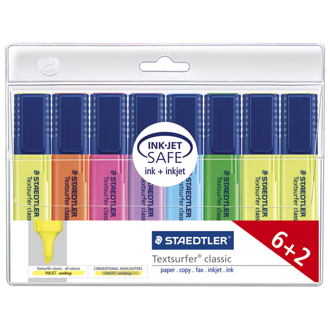 000038539.jpg Signir 1-5 mm classic Staedtler 364 A WP8 8boja (6+2gratis) - Slika 1