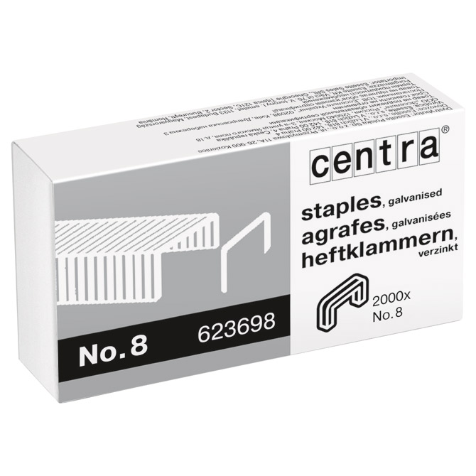 Spajalice strojne br.21/4 pk2000 Centra Esselte 623698 Spajalice strojne br.21/4 pk2000 Centra Esselte 623698