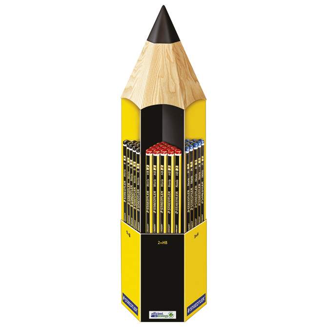 000038674.jpg Stalak s olovkama grafitnim Noris pk90 Staedtler 120 CT90 sortirano - Slika 1