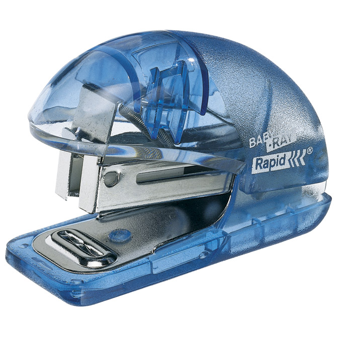 000038794.jpg Stroj za spajanje do 10 listova mini Baby Ray Rapid 10184032 prozirno plavi - Slika 1