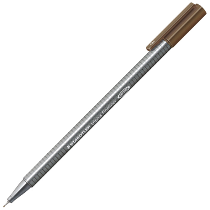 000039619.jpg Flomaster fineliner 0,3mm Triplus Staedtler 334-77 svijetlo smeđi - Slika 1