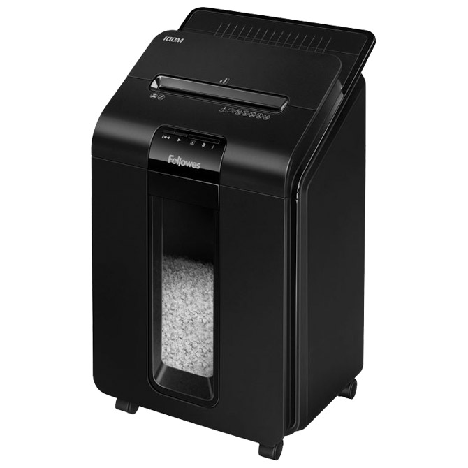 000042180.jpg Uništavač dokumentacije 100 (ručno 10) listova MicroCut AutoMax 100M Fellowes 4629201 - Slika 1