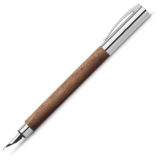 000042453.jpg Nalivpero drveno tijelo (drvo orah) Ambition (F) Faber-Castell 148581 smeđe **SELECTIVE - Slika 1