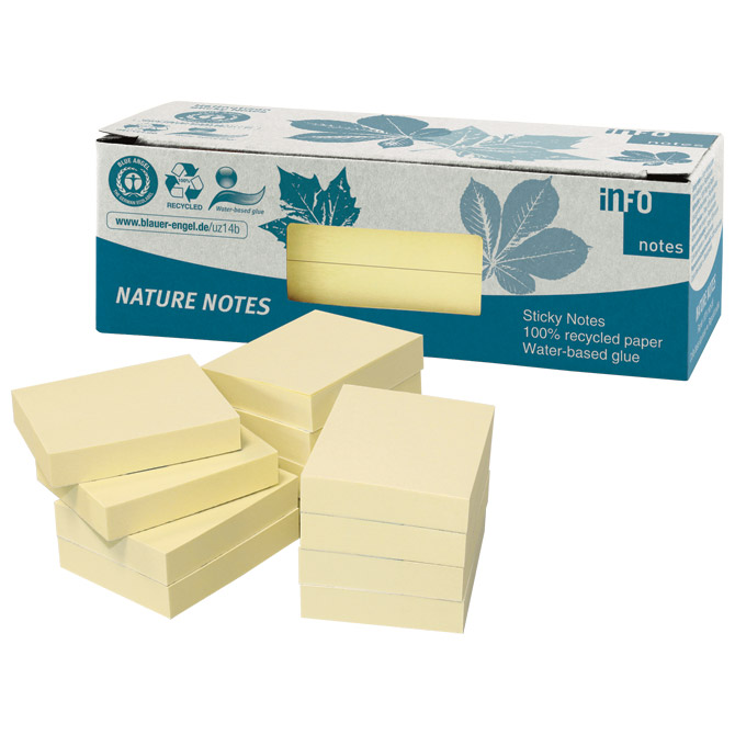 Blok samoljepljiv 40x50mm 12x100L Nature Global Notes 5653-11box žuti Blok samoljepljiv 40x50mm 12x100L Nature Global Notes 5653-11box žuti