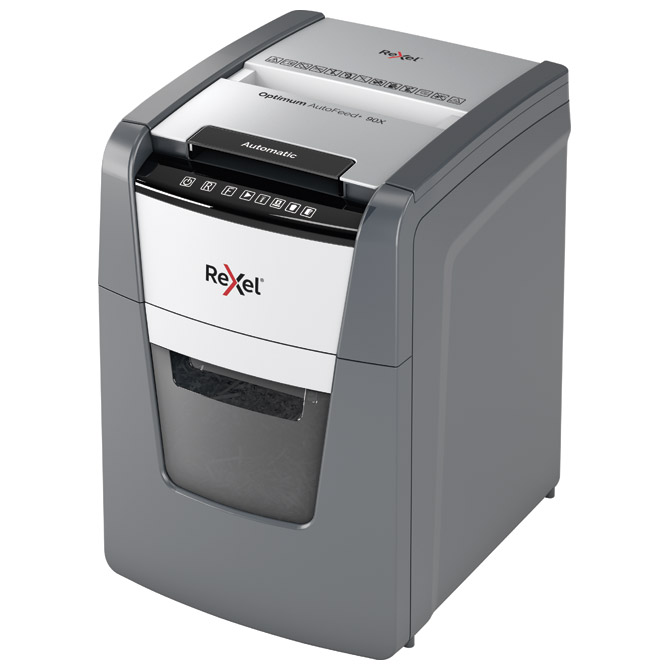 000046546.jpg Uništavač dokumentacije 90 (ručno 8) listova CrossCut Optimum Auto Feed+ 90X Rexel 2020090XEU - Slika 1