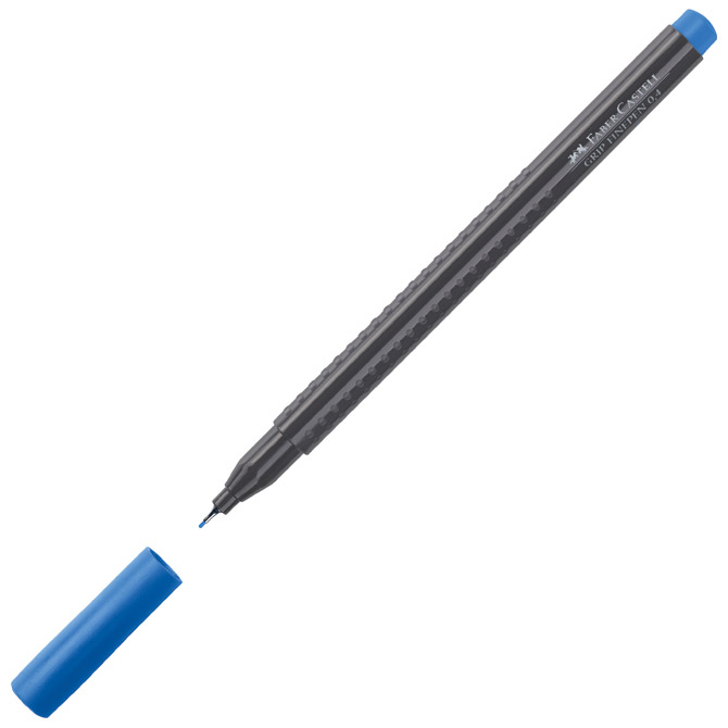 000047058.jpg Flomaster fineliner 0,4mm Grip Faber-Castell 151651 plavi - Slika 1