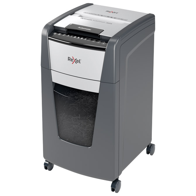 000047331.jpg Uništavač dokumentacije 300 (ručno 10) listova CrossCut Optimum Auto Feed+ 300X Rexel 2020300XEU - Slika 1