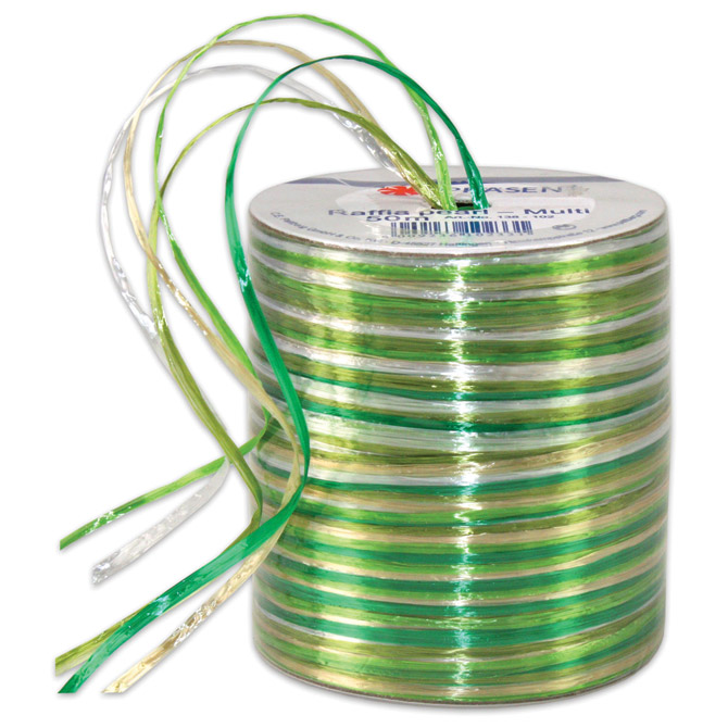 Vrpca ukrasna 50m rafija-špula sjajna pearl Prasent 138-102 multikolor Vrpca ukrasna 50m rafija-špula sjajna pearl Prasent 138-102 multikolor