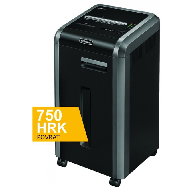 000048478.jpg Uništavač dokumentacije 16 listova Microshred 225Mi Fellowes 4620101 - Slika 1