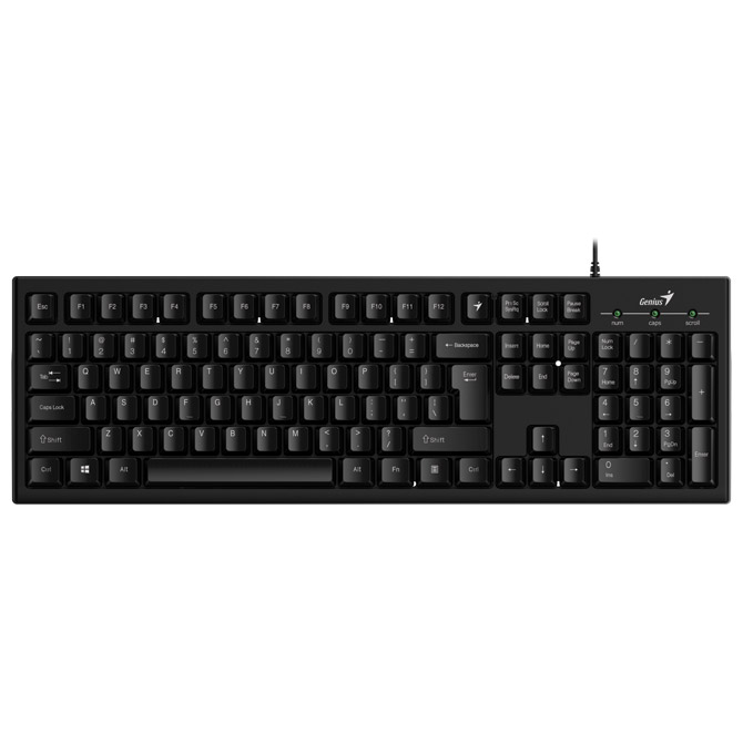 000049583.jpg Tipkovnica USB KB-100 Genius crna - Slika 1