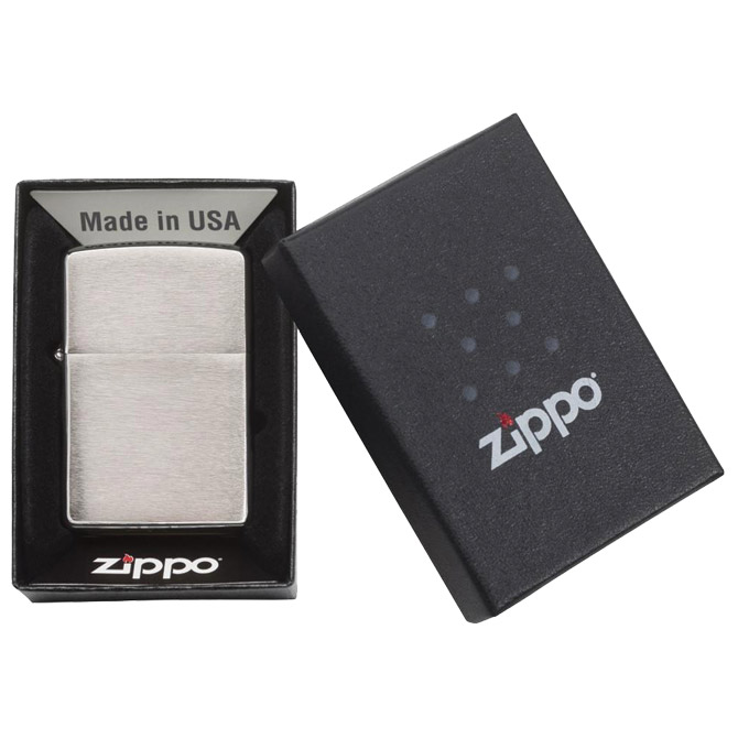 Upaljač metalni mat Zippo 200 srebrni Upaljač metalni mat Zippo 200 srebrni