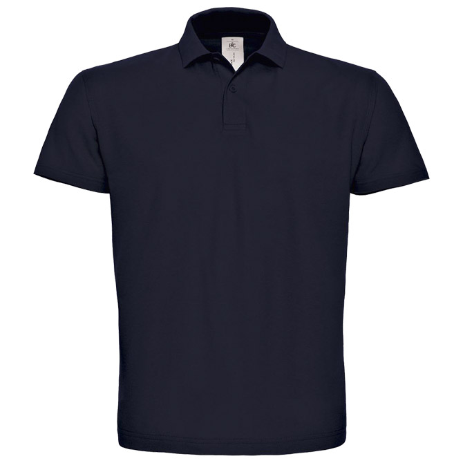 900000240.jpg Majica kratki rukavi polo B&C ID.001 180g tamno plava XL - Slika 1