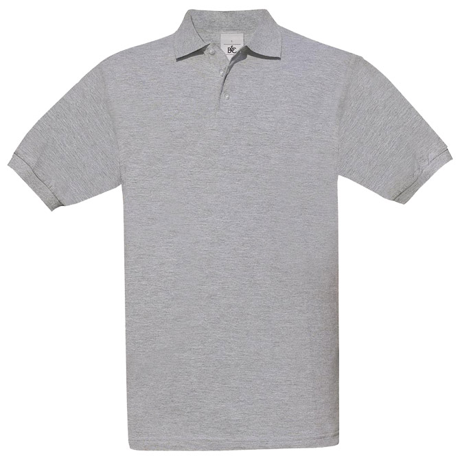 900000382.jpg Majica kratki rukavi B&C Safran Polo 180g svijetlo siva XL - Slika 1