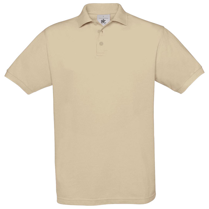 900000893.jpg Majica kratki rukavi B&C Safran Polo 180g boja pijeska M - Slika 1
