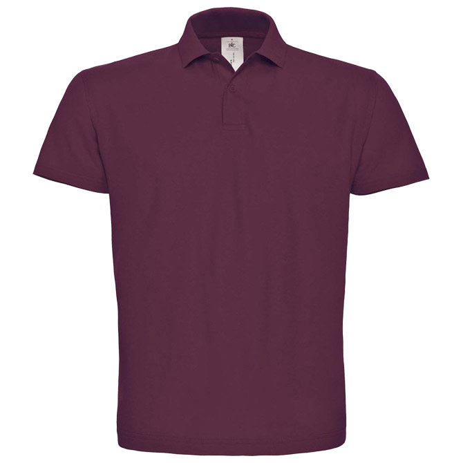 900001559.jpg Majica kratki rukavi polo B&C ID.001 180g bordo M - Slika 1