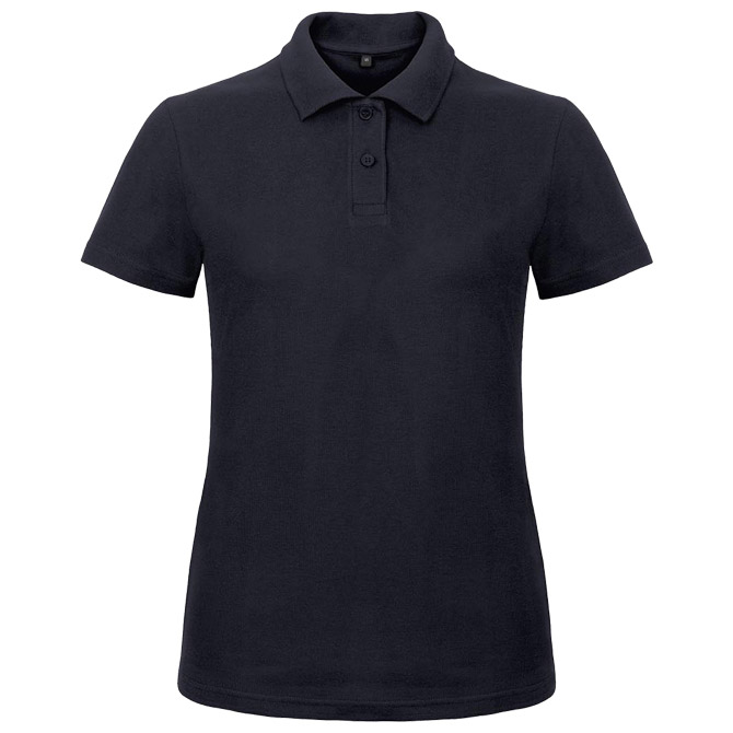 900001916.jpg Majica kratki rukavi polo B&C ID.001/women 180g tamno plava S - Slika 1