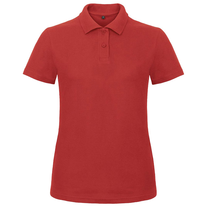 900001923.jpg Majica kratki rukavi polo B&C ID.001/women 180g crvena M - Slika 1
