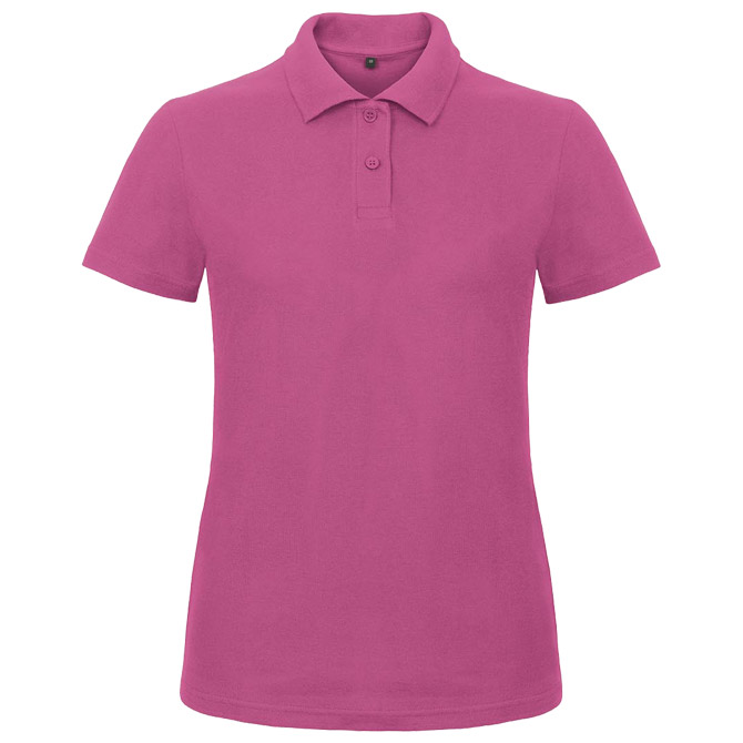 900001941.jpg Majica kratki rukavi polo B&C ID.001/women 180g roza M - Slika 1