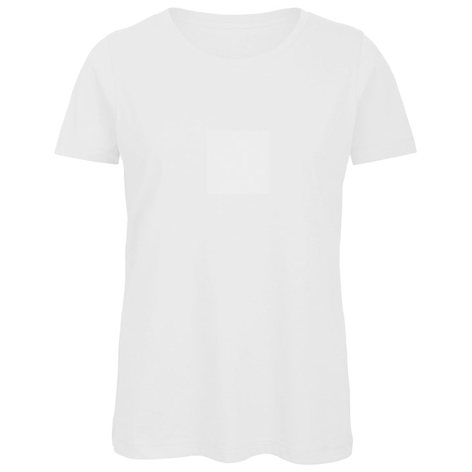 900003414.jpg Majica kratki rukavi B&C Inspire T/women 140g bijela XS - Slika 1