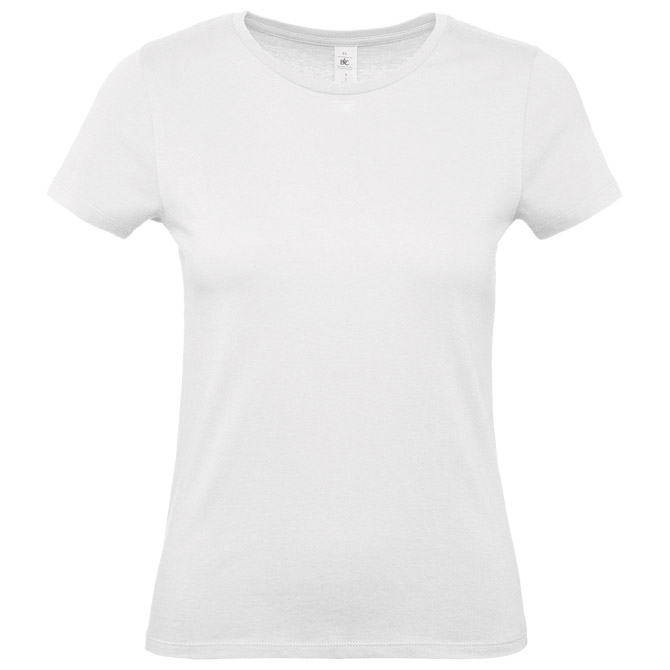 900003607.jpg Majica kratki rukavi B&C #E150/women bijela XS - Slika 1