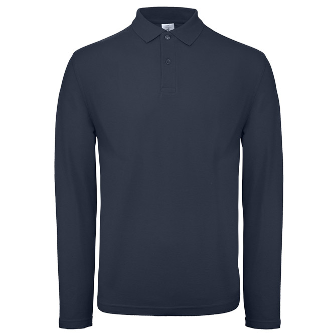 900003649.jpg Majica dugi rukavi polo B&C ID.001 LSL 180g tamno plava 2XL - Slika 1