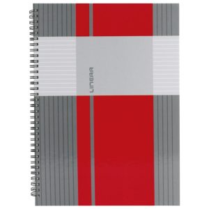 Blok kolegij A4 crte 80L mat+lak Linear Marker 2-64 crveni