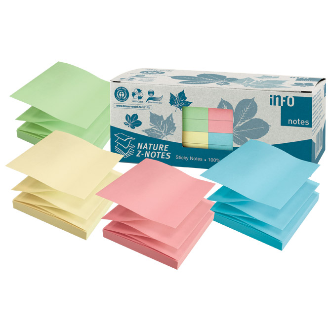 Blok samoljepljiv "Z" 75x75 mm 12x100L Nature Global Notes 5644-88box sortirano Blok samoljepljiv "Z" 75x75 mm 12x100L Nature Global Notes 5644-88box sortirano