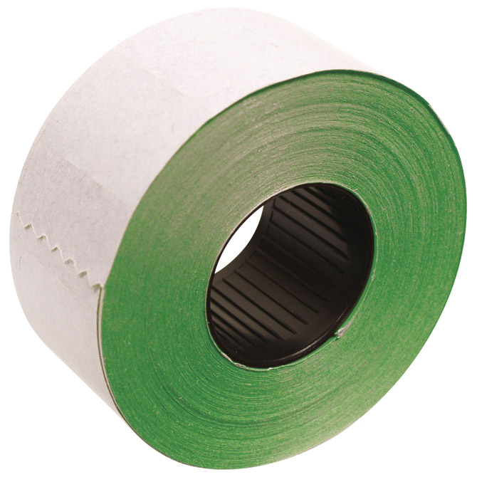 Etikete u roli 26x16 mm četvrtaste dvoredne pk36 Printex zelene Etikete u roli 26x16 mm četvrtaste dvoredne pk36 Printex zelene