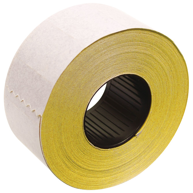 Etikete u roli 26x16 mm četvrtaste dvoredne pk36 Printex žute Etikete u roli 26x16 mm četvrtaste dvoredne pk36 Printex žute