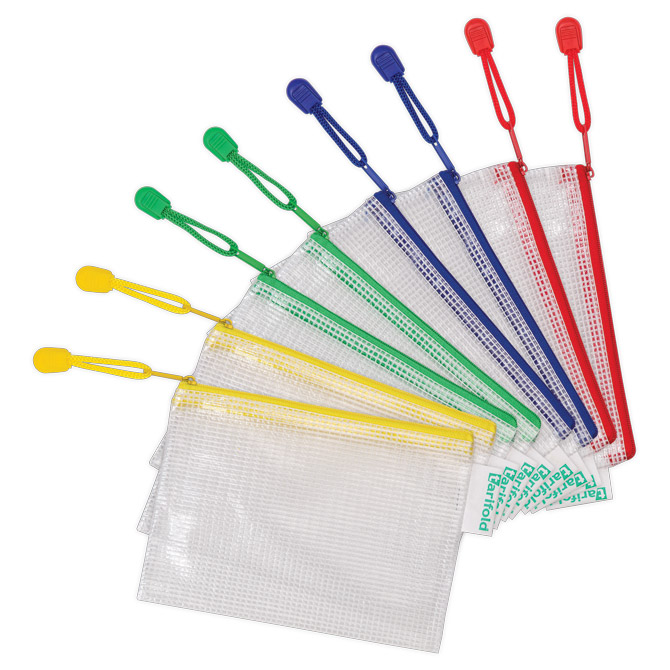 Etui pvc sa zipom A6 Tarifold(Djois)509069 prozirno-bijeli/sortirano Etui pvc sa zipom A6 Tarifold(Djois)509069 prozirno-bijeli/sortirano