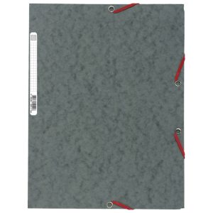 Fascikl klapna s gumicom chartreuse A4 Exacompta 55511E tamno sivi