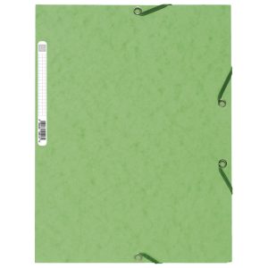 Fascikl klapna s gumicom chartreuse A4 Exacompta 55513E limeta zeleni
