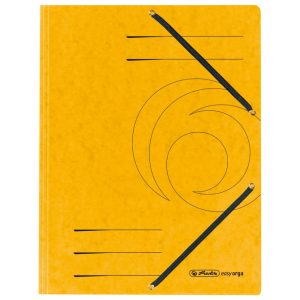Fascikl klapna s gumicom karton A4 Herlitz 10843886 (300002796) žuti