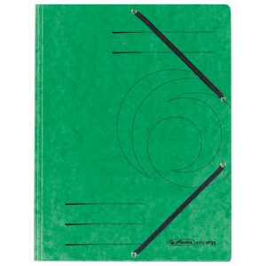 Fascikl klapna s gumicom karton A4 Herlitz 10843894 (300002797) zeleni