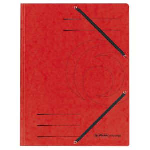 Fascikl klapna s gumicom karton A4 Herlitz 10843902 crveni
