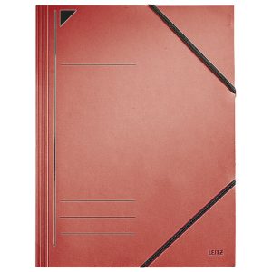 Fascikl klapna s gumicom karton A4 Leitz 39810225 crveni