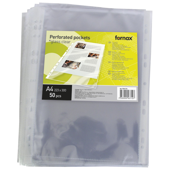 Fascikl uložni A4 130my pp sjajni pk50 Fornax 1775 Fascikl uložni A4 130my pp sjajni pk50 Fornax 1775
