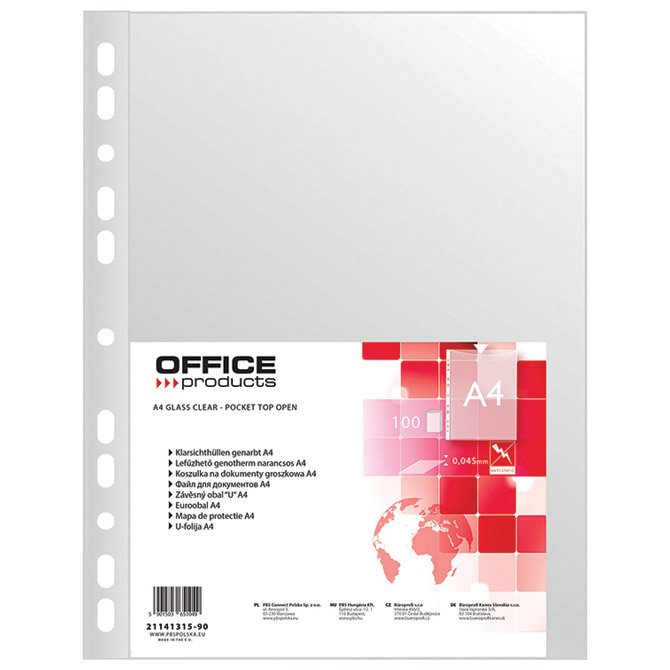 Fascikl uložni A4 45my pp mat pk100 Donau 21141315-90 Fascikl uložni A4 45my pp mat pk100 Donau 21141315-90