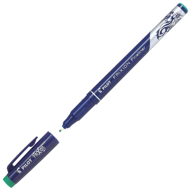 Flomaster 0,45 mm Frixion Fineliner piši-briši Pilot SW-FF-G zeleni Flomaster 0,45 mm Frixion Fineliner piši-briši Pilot SW-FF-G zeleni
