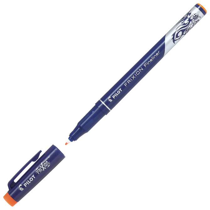 Flomaster 0,45 mm Frixion Fineliner piši-briši Pilot SW-FF-O narančasti Flomaster 0,45 mm Frixion Fineliner piši-briši Pilot SW-FF-O narančasti