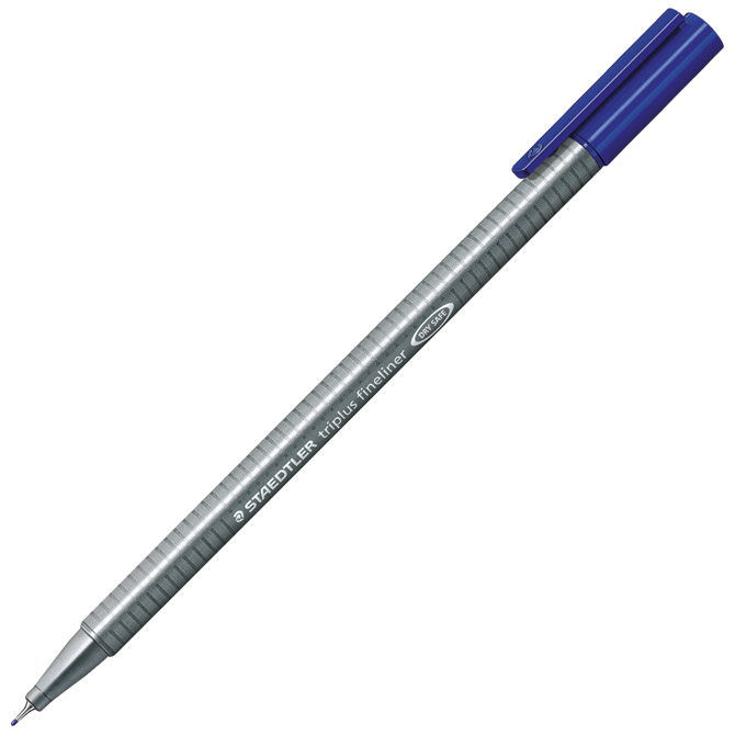 Flomaster fineliner 0,3 mm Triplus Staedtler 334-3 plavi Flomaster fineliner 0,3 mm Triplus Staedtler 334-3 plavi