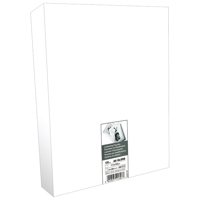 Folija za plastificiranje 125my A6 sjajna pk100 GBC 3740442 Folija za plastificiranje 125my A6 sjajna pk100 GBC 3740442