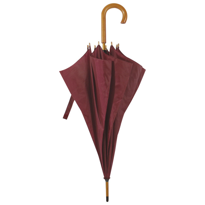 Kišobran automatik s drvenom ručkom Classic bordo Kišobran automatik s drvenom ručkom Classic bordo