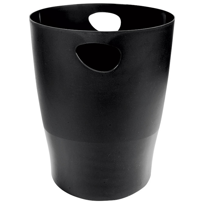 Koš za smeće pp 15L Ecobin Exacompta 453014D crni Koš za smeće pp 15L Ecobin Exacompta 453014D crni